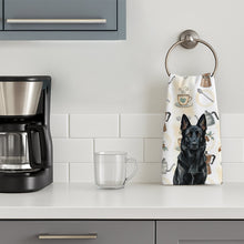Load image into Gallery viewer, Black German Shepherd Coffee Bar Kitchen Towel