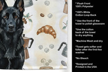 Load image into Gallery viewer, Black German Shepherd Coffee Bar Kitchen Towel