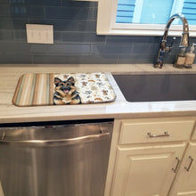 Load image into Gallery viewer, German Shepherd Coffee Bar Dish Drying Mat