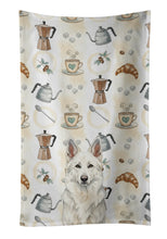 Load image into Gallery viewer, White German Shepherd Coffee Bar Kitchen Towel