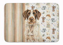 Load image into Gallery viewer, Liver and White German Wirehaired Pointer Coffee Bar Memory Foam Kitchen Mat
