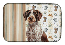 Load image into Gallery viewer, Roan German Wirehaired Pointer Coffee Bar Dish Drying Mat