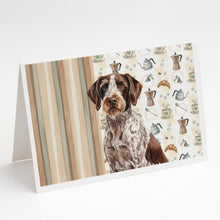 Load image into Gallery viewer, Roan German Wirehaired Pointer Coffee Bar Greeting Cards Pack of 8