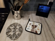 Load image into Gallery viewer, Roan German Wirehaired Pointer Coffee Bar Pair of Pot Holders