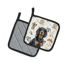 Load image into Gallery viewer, Gordon Setter Coffee Bar Pair of Pot Holders