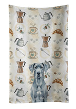 Load image into Gallery viewer, Blue Great Dane Coffee Bar Kitchen Towel