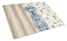 Load image into Gallery viewer, Blue Great Dane Coffee Bar Glass Cutting Board