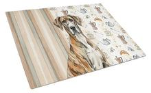 Load image into Gallery viewer, Brindle Great Dane Coffee Bar Glass Cutting Board