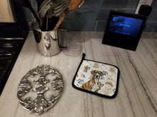 Load image into Gallery viewer, Brindle Great Dane Coffee Bar Pair of Pot Holders