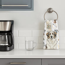 Load image into Gallery viewer, Badger Great Pyrenees Coffee Bar Kitchen Towel