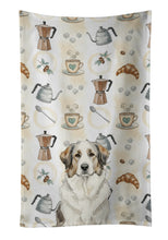Load image into Gallery viewer, Badger Great Pyrenees Coffee Bar Kitchen Towel