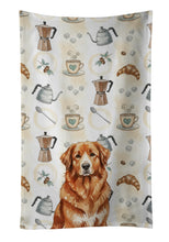 Load image into Gallery viewer, Reddish Brown Great Pyrenees Coffee Bar Kitchen Towel