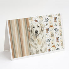 Load image into Gallery viewer, White Great Pyrenees Coffee Bar Greeting Cards Pack of 8