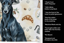 Load image into Gallery viewer, Black Greyhound Coffee Bar Kitchen Towel