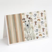 Load image into Gallery viewer, White Greyhound Coffee Bar Greeting Cards Pack of 8