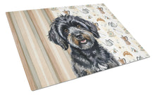Load image into Gallery viewer, Black Havanese Coffee Bar Glass Cutting Board