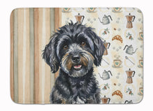 Load image into Gallery viewer, Black Havanese Coffee Bar Memory Foam Kitchen Mat