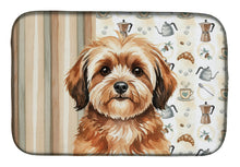 Load image into Gallery viewer, Sable Havanese Coffee Bar Dish Drying Mat