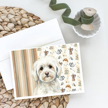 Load image into Gallery viewer, White Havanese Coffee Bar Greeting Cards Pack of 8