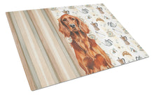 Load image into Gallery viewer, Irish Setter Coffee Bar Glass Cutting Board