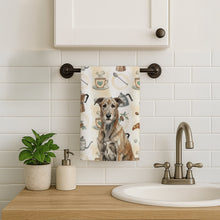 Load image into Gallery viewer, Brindle Irish Wolfhound Coffee Bar Kitchen Towel