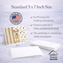 Load image into Gallery viewer, Wheaten Irish Wolfhound Coffee Bar Greeting Cards Pack of 8