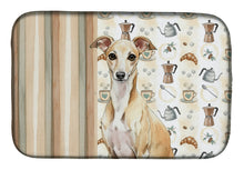 Load image into Gallery viewer, Fawn Italian Greyhound Coffee Bar Dish Drying Mat