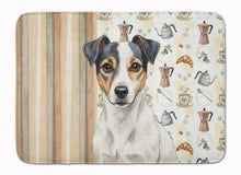 Load image into Gallery viewer, White and Black Jack Russell Terrier Coffee Bar Memory Foam Kitchen Mat