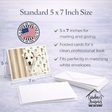 Load image into Gallery viewer, White Jack Russell Terrier Coffee Bar Greeting Cards Pack of 8