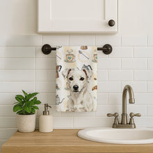 Load image into Gallery viewer, White Jack Russell Terrier Coffee Bar Kitchen Towel