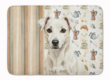Load image into Gallery viewer, White Jack Russell Terrier Coffee Bar Memory Foam Kitchen Mat