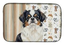 Load image into Gallery viewer, Tricolor Japanese Chin Coffee Bar Dish Drying Mat