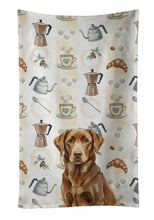 Load image into Gallery viewer, Chocolate Labrador Retriever Coffee Bar Kitchen Towel