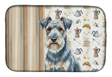 Load image into Gallery viewer, Blue Lakeland Terrier Coffee Bar Dish Drying Mat