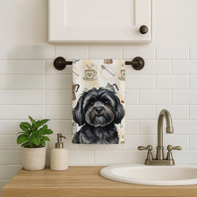 Load image into Gallery viewer, Black Lhasa Apso Coffee Bar Kitchen Towel