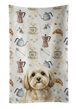 Load image into Gallery viewer, Cream Lhasa Apso Coffee Bar Kitchen Towel