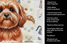Load image into Gallery viewer, Red Lhasa Apso Coffee Bar Kitchen Towel
