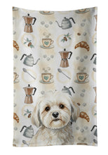 Load image into Gallery viewer, White Lhasa Apso Coffee Bar Kitchen Towel