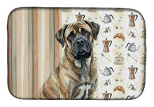 Load image into Gallery viewer, Brindle Mastiff Coffee Bar Dish Drying Mat