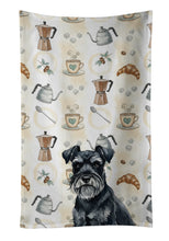 Load image into Gallery viewer, Black Miniature Schnauzer Coffee Bar Kitchen Towel