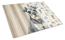 Load image into Gallery viewer, Miniature Schnauzer Coffee Bar Glass Cutting Board