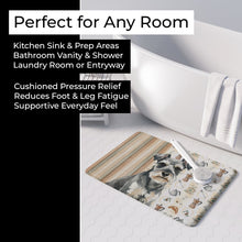 Load image into Gallery viewer, Miniature Schnauzer Coffee Bar Memory Foam Kitchen Mat