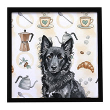 Load image into Gallery viewer, Mudi Coffee Bar Framed Metal Print