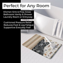 Load image into Gallery viewer, Mudi Coffee Bar Memory Foam Kitchen Mat