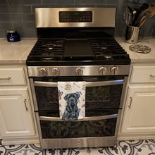 Load image into Gallery viewer, Black Neapolitan Mastiff Coffee Bar Kitchen Towel