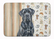 Load image into Gallery viewer, Black Neapolitan Mastiff Coffee Bar Memory Foam Kitchen Mat