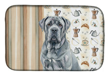Load image into Gallery viewer, Blue Neapolitan Mastiff Coffee Bar Dish Drying Mat