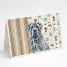 Load image into Gallery viewer, Blue Neapolitan Mastiff Coffee Bar Greeting Cards Pack of 8