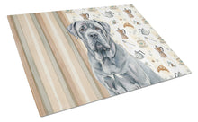 Load image into Gallery viewer, Blue Neapolitan Mastiff Coffee Bar Glass Cutting Board
