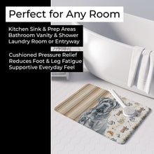 Load image into Gallery viewer, Blue Neapolitan Mastiff Coffee Bar Memory Foam Kitchen Mat